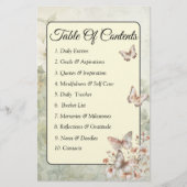 Cottage Chic Wildflowers Multomap inhoud pagina (Voorkant)