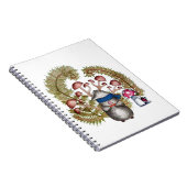 Cottage Core Europese Badger Notitieboek (Rechterzijde)