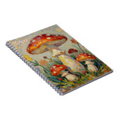  Cottage Core Mushroom Personalized  Notitieboek (Rechterzijde)