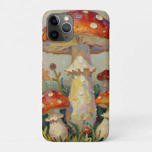 Cottage Core Paddenstoelen en Bloemen Case-Mate iPhone Case