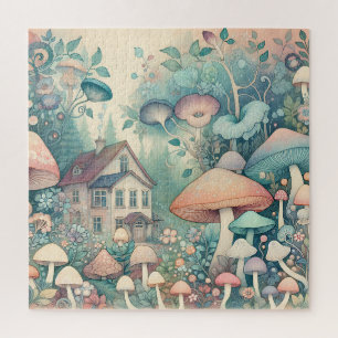 Cottage Core Whimsical Village Legpuzzel