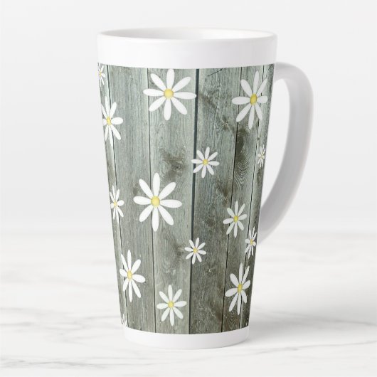 Cottage Daisy Latte Mok (Rechterhoek)