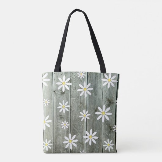 Cottage Daisy Tote Bag (Achterkant)