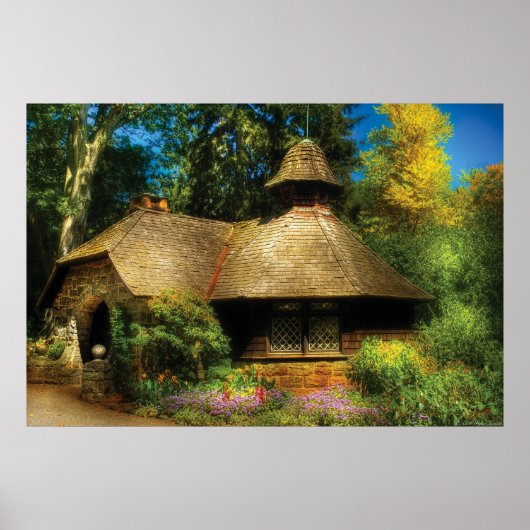 Cottage - Een klein Nederlands huis Poster (Voorkant)