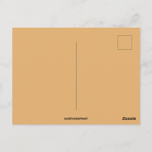  Cottage en Chrysanten Thanksgiving Briefkaart (Achterkant)