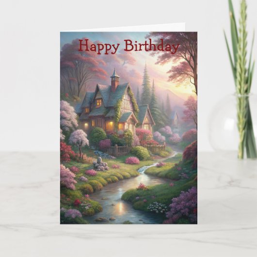 Cottage en tuin kaart (Voorkant)