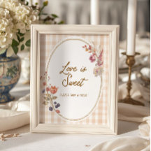 Cottage Fall in Love Gingham Liefde is Lieflijk