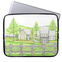 Cottage Farm laptophoes Laptop Sleeve