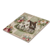  Cottage Floral Tegeltje (Zijkant)