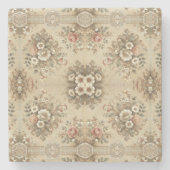Cottage Florale Tradities Stenen Onderzetter (Voorkant)