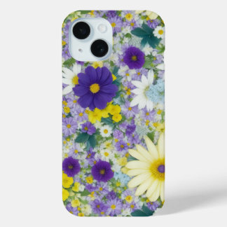 Cottage Flowers Telefoonhoes iPhone 15 Case