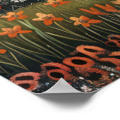 Cottage Folk Art Oil Painting Poster (Hoek)