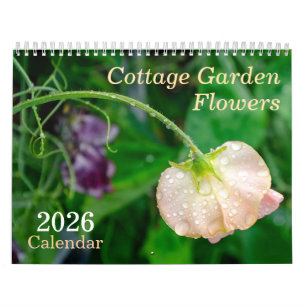 Cottage Garden Bloemen 2026 Kalender