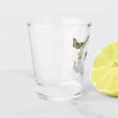 Cottage Garden bouquet Flowers Shot Glas (Links)