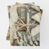  Cottage Garden Ephemera Wrapping Paper She (In situ)