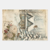  Cottage Garden Ephemera Wrapping Paper She (Voorkant)