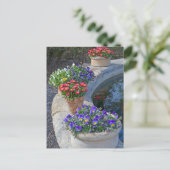 Cottage Garden Flowers Briefkaart (Staand voorkant)