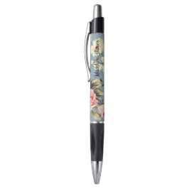 Cottage Garden Flowers Pattern Personalized Pen