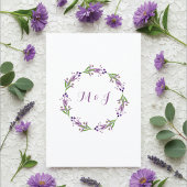 Cottage Garden Greenery Wedding Kaart