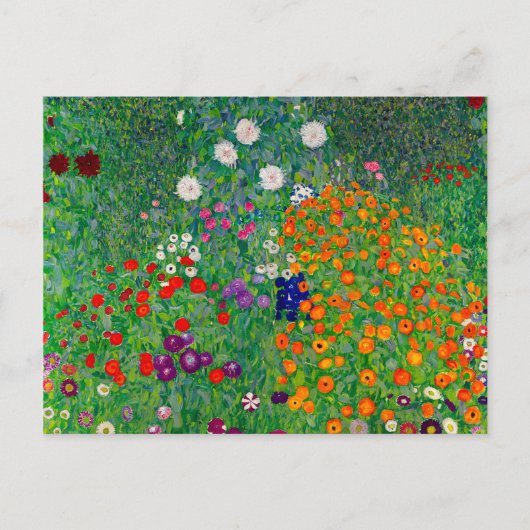 Cottage Garden Gustav Klimt Briefkaart (Voorkant)