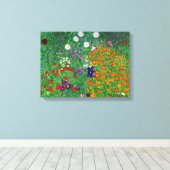 Cottage Garden Gustav Klimt Canvas Afdruk (Insitu (Houten vloer))