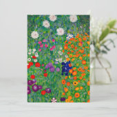 Cottage Garden Gustav Klimt Kaart (Staand voorkant)
