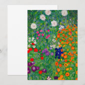 Cottage Garden Gustav Klimt Kaart (Voorkant / Achterkant)