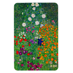 Cottage Garden Gustav Klimt Magneet