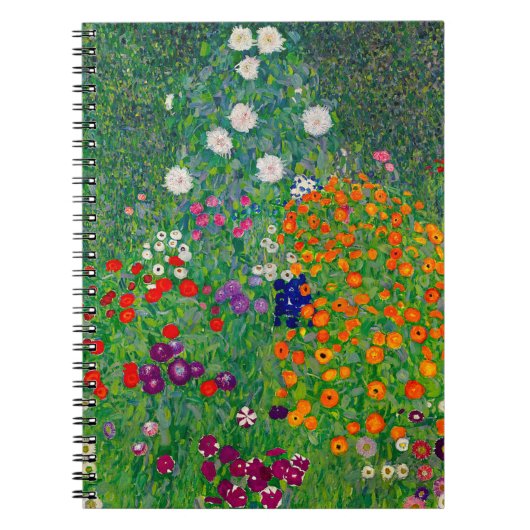 Cottage Garden Gustav Klimt Notitieboek (Voorkant)