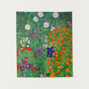 Cottage Garden Gustav Klimt Wandkleed