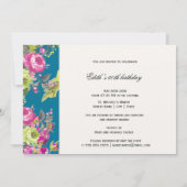 Cottage Garden Liberty Style | partijuitnodiging Kaart (Achterkant)