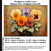 Cottage Garden Pansies, EF8L Decoupage Tissuepapier