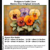 Cottage Garden Pansies,  EF8R Decoupage Tissuepapier