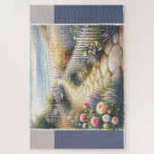Cottage Garden Path naar het Zee Legpuzzel (Verticaal)