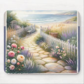 Cottage Garden Path naar het Zee Muismat (Voorkant)