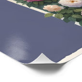 Cottage Garden Path naar het Zee Perfect Poster (Hoek)