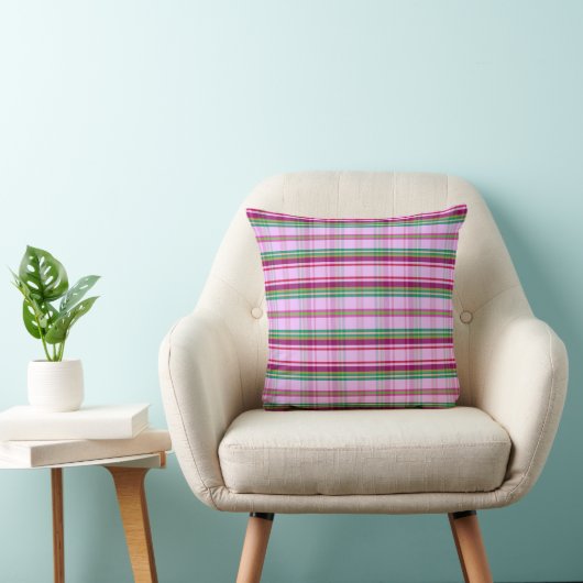 Cottage Garden Plaid LRVR Kussen (Stoel)