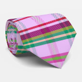 Cottage Garden Plaid LRVR Stropdas (Opgerold)