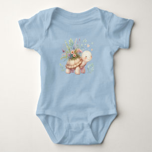 Cottage Garden Schildpad Waterverf Romper