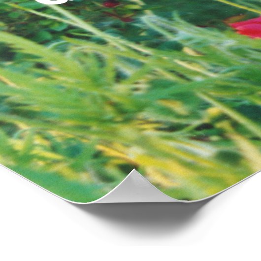 Cottage Garden Thoughts, Gratitude Prayer Poster (Hoek)