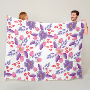 Cottage Garden Vibes 60x80 Fleece Deken