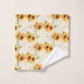 Cottage Garden Zonnebloemen Bad Handdoek (Wasdoekje)