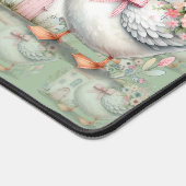 Cottage Goose Floral House Scene Bureaumat (Hoek)