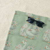 Cottage Goose Floral House Scene Strandlaken (In situ)