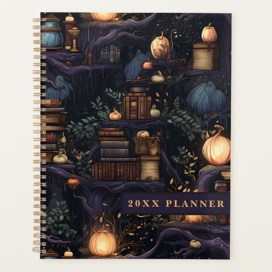 Cottage Heks Bibliotheek Boekenplanner - Boom Planner (Voorkant)