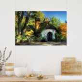 Cottage - Het kleine huisje Poster (Keuken)