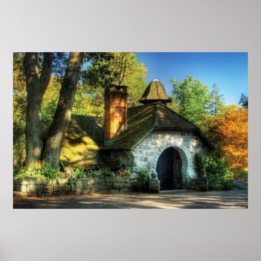 Cottage - Het kleine huisje Poster (Voorkant)