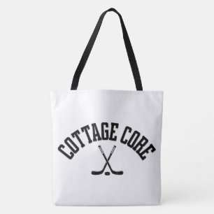 Cottage Hockey verwarmde rivaliteit tote bag