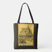 cottage home  tote bag (Achterkant)