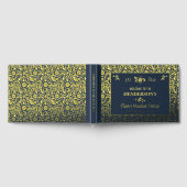 Cottage House Custom Vakantiehuis Gold Floral Gastenboek (Volledig)